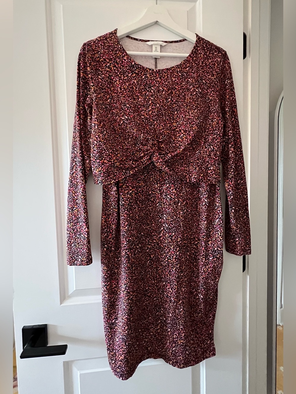 H&M MAMA Maternity Knot-detail nursing dress - Picture 2 of 5